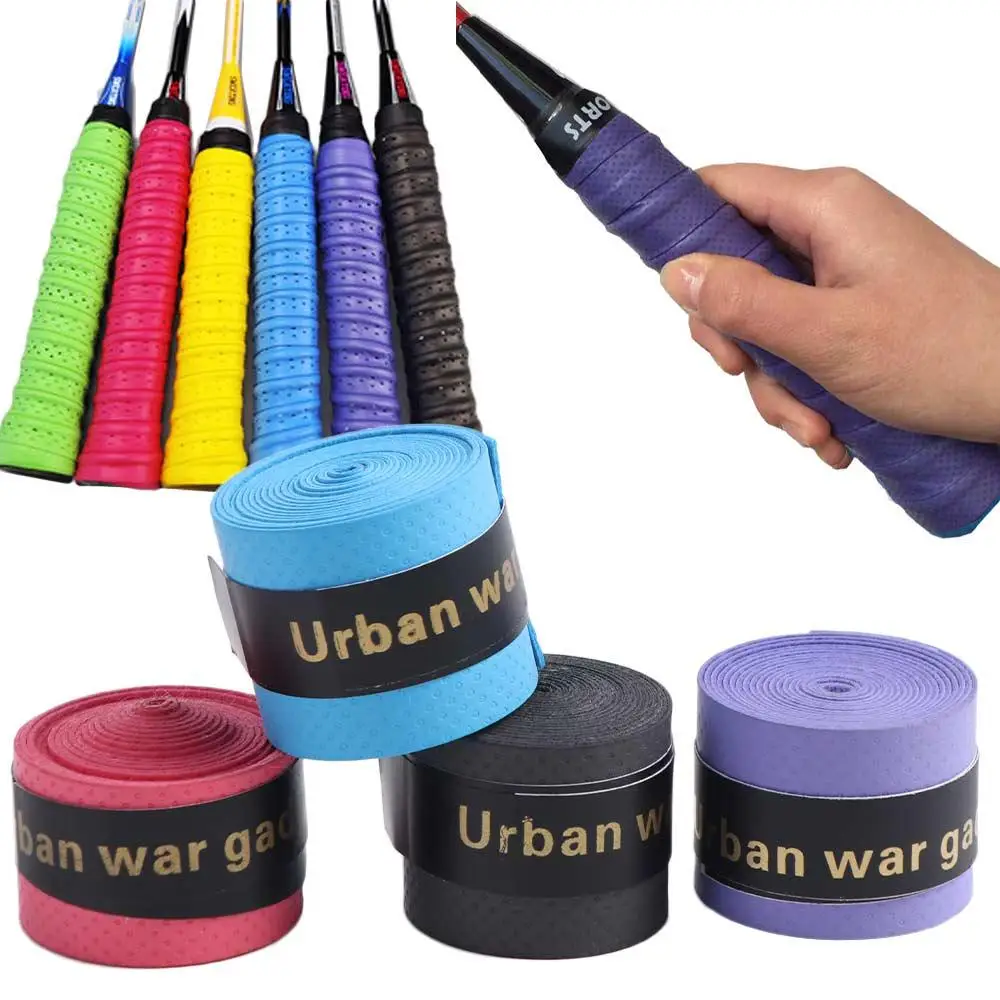 PU Anti-Slip Tennis Sweat Tape Elasticity Wear Resistant Badminton Racket Grips Dry Feel Raquete
PU Anti-Slip Tennis Sweat Tape Elasticity Wear Resistant Badminton Racket Grips Dry Feel Raquete