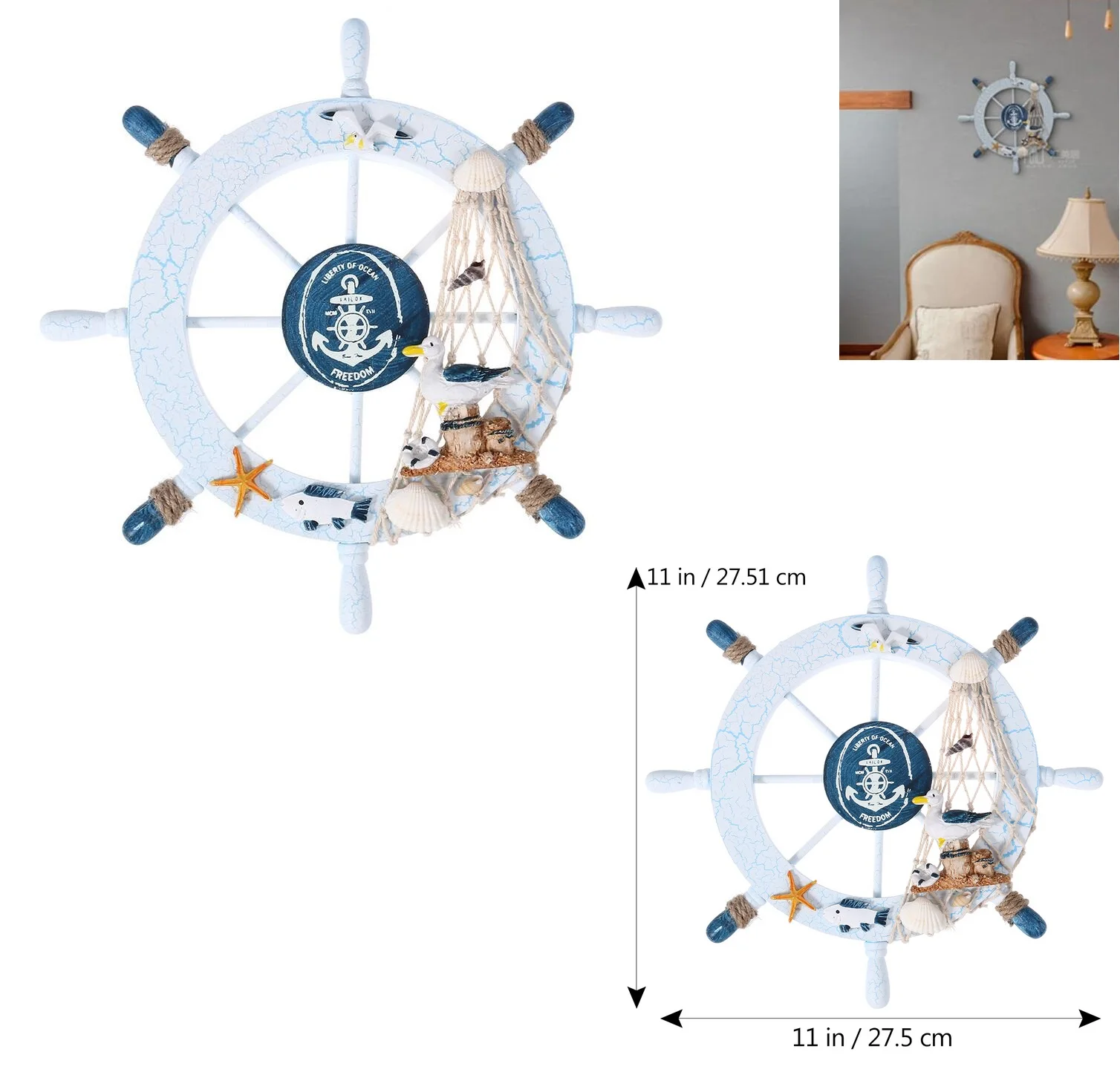 Wooden Ship Fishing Net Shell Wall Decor Wall Decor Fishing Net Shells Rope Nautical Home Decoration Beach Style Steering
Wooden Ship Fishing Net Shell Wall Decor Wall Decor Fishing Net Shells Rope Nautical Home Decoration Beach Style Steering