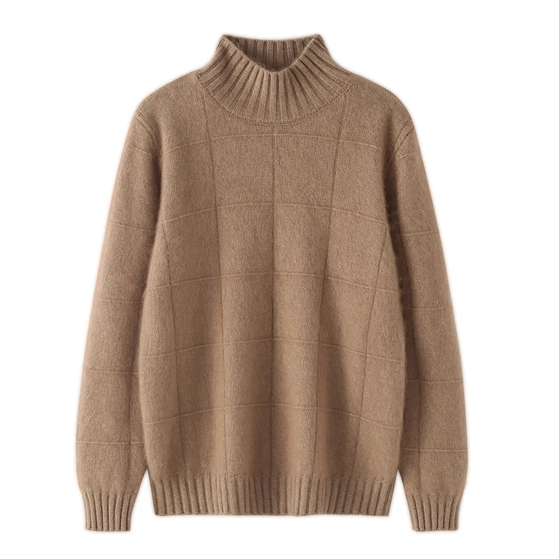 Женский пуловер из 100% норкового кашемира с воротником-стойкой, свитер на осень-зиму, трикотаж с длинными рукавами, элегантная модная одежда, топы
Женский пуловер из 100% норкового кашемира с воротником-стойкой, свитер на осень-зиму, трикотаж с длинными рукавами, элегантная модная одежда, топы