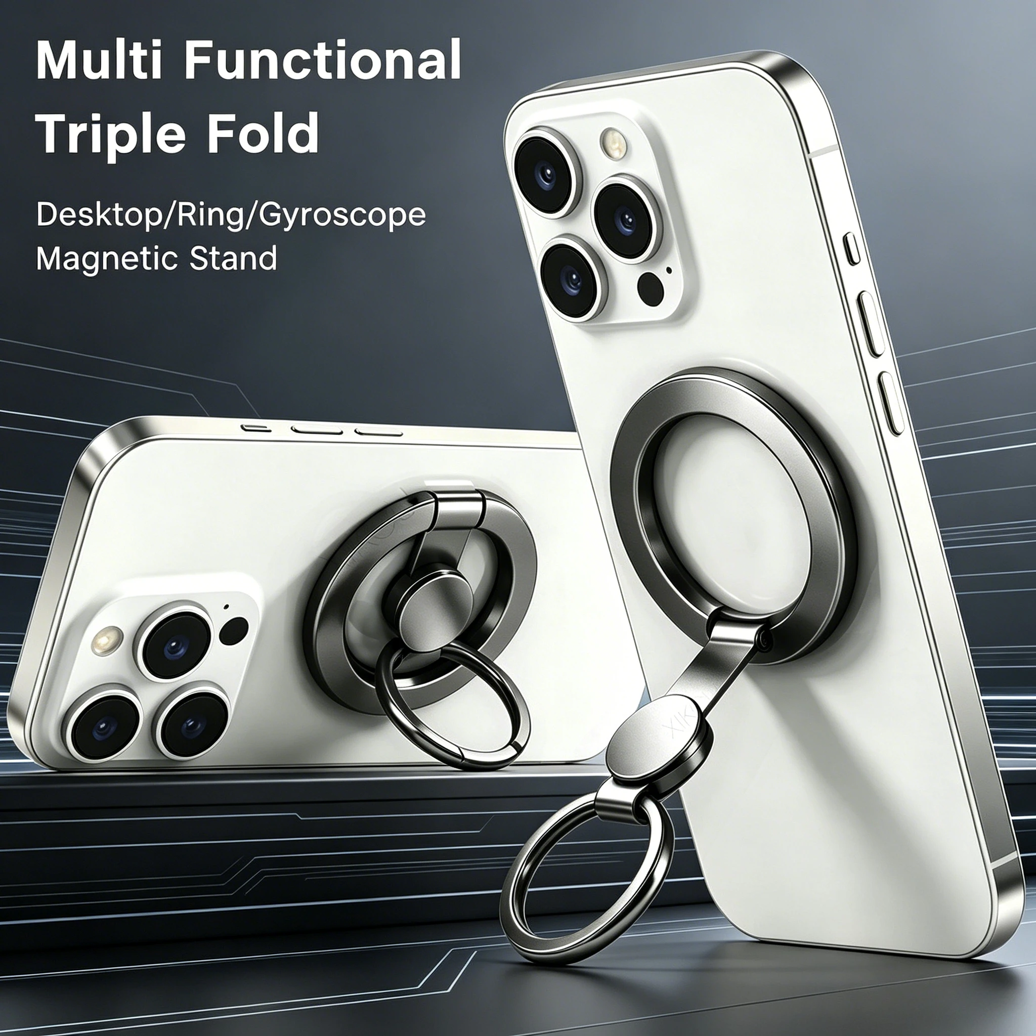 2 IN 1 Desktop Magnetic Phone Holder Stand & Decompression Finger Gyro For Magsafe iPhone 17 16 15 14 13 12 Pro Max Plus Mount
2 IN 1 Desktop Magnetic Phone Holder Stand & Decompression Finger Gyro For Magsafe iPhone 17 16 15 14 13 12 Pro Max Plus Mount