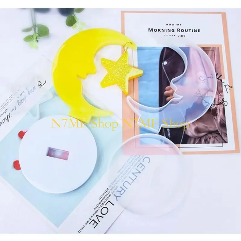N7MF Heart Photo Frame Mold Diy Desktop Decoration Star Moon Dolphins Love Heart Photo Frame Ornaments Silicone Mold
N7MF Heart Photo Frame Mold Diy Desktop Decoration Star Moon Dolphins Love Heart Photo Frame Ornaments Silicone Mold