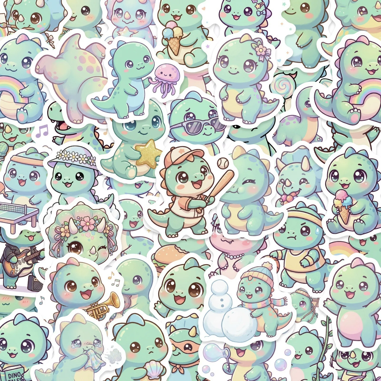 50PCS Cute Dinosaur Sticker DIY Decoration Mobile Phone Case Notebook Water Cup Skateboard Graffiti Skateboard Toys Gift Sticker
50PCS Cute Dinosaur Sticker DIY Decoration Mobile Phone Case Notebook Water Cup Skateboard Graffiti Skateboard Toys Gift Sticker
