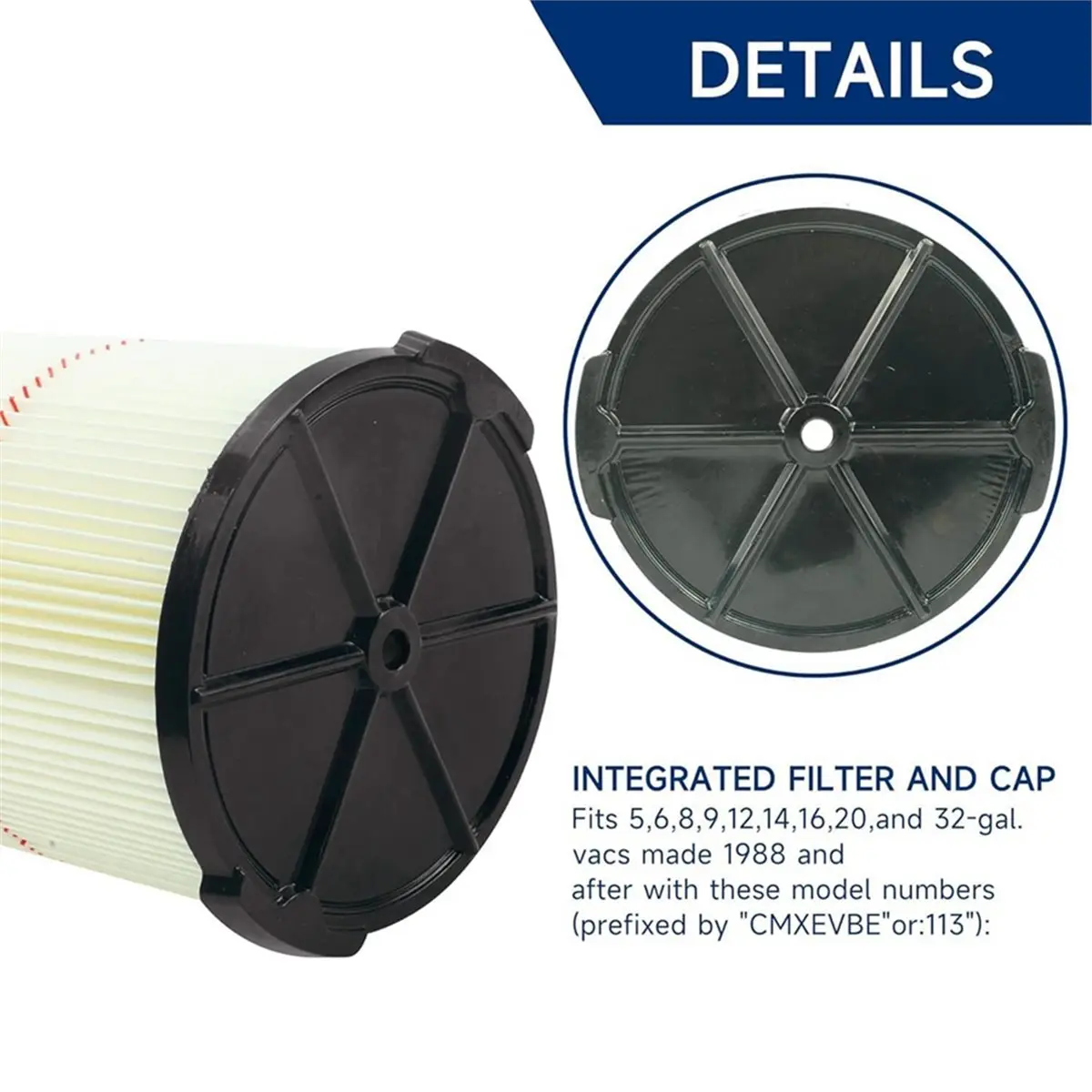 2026 New Accessories Replacement 38754 Filter Fit for CMXZVBE38754 Fit 5-20 Gallon Shop Vacuum Cleaner Parts
2026 New Accessories Replacement 38754 Filter Fit for CMXZVBE38754 Fit 5-20 Gallon Shop Vacuum Cleaner Parts