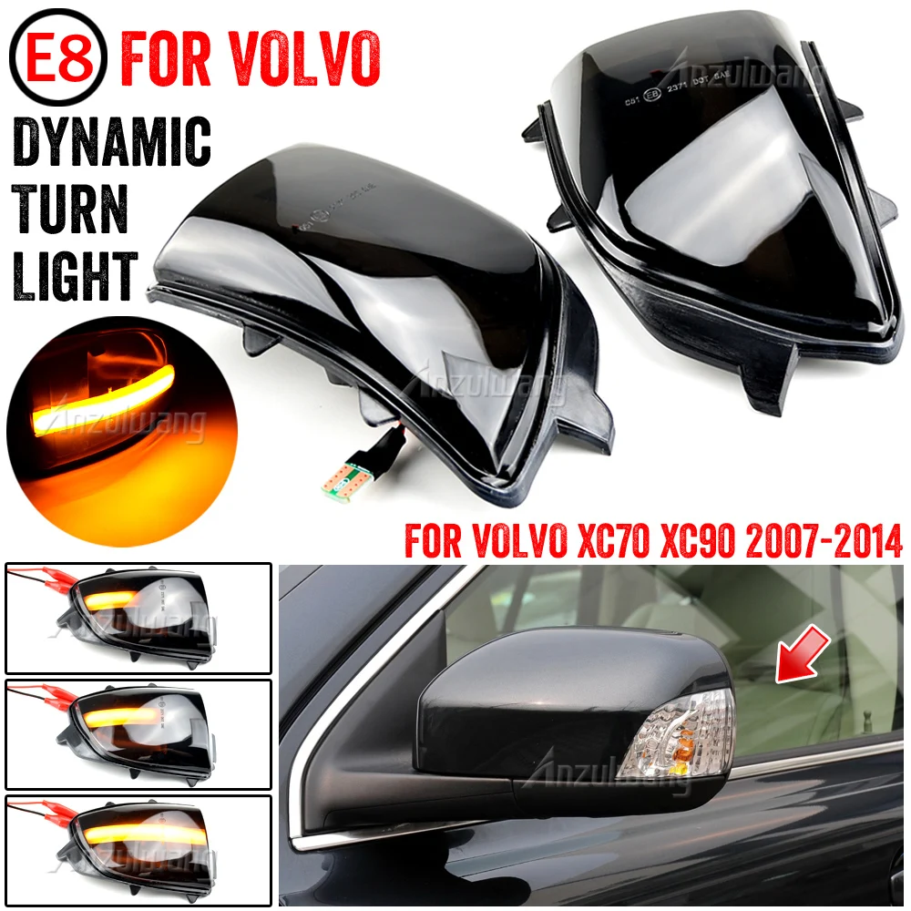 Pair Led Side Wing Rear View Door Mirrors Repeater Dynamic Turn Signal Light Indicator Blinker For VOLVO XC70 XC90 2007-2014
Pair Led Side Wing Rear View Door Mirrors Repeater Dynamic Turn Signal Light Indicator Blinker For VOLVO XC70 XC90 2007-2014
