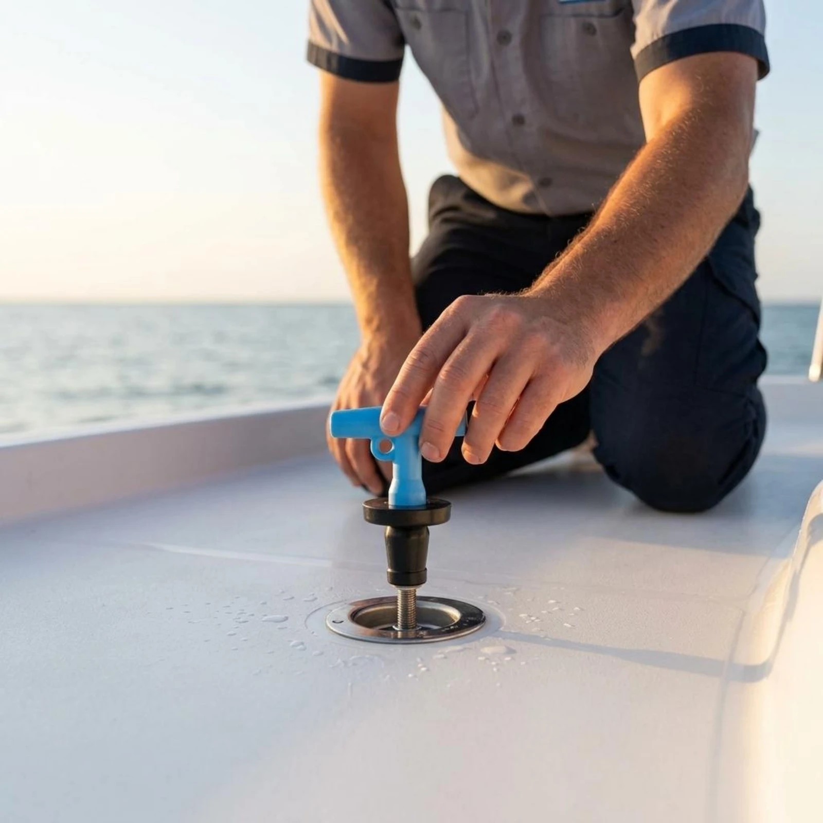 Marine Drain Plug Stopper Pressure Plate T-Handle Drain Plug Metal Leak-Proof for Boaters
Marine Drain Plug Stopper Pressure Plate T-Handle Drain Plug Metal Leak-Proof for Boaters
