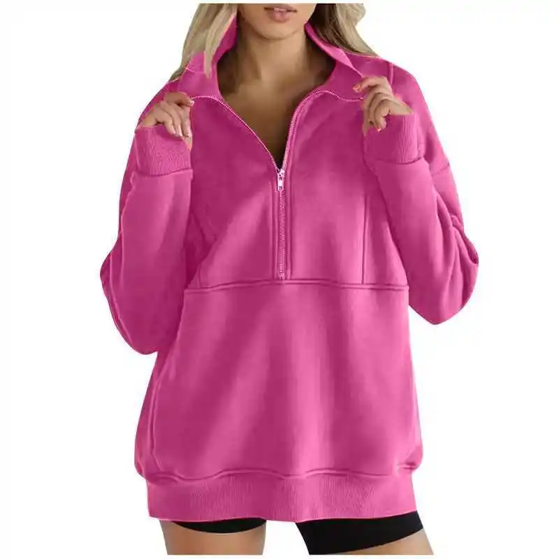 2025 New Solid Color Spliced Fleece Zipper Spliced Lapel Sweatshirts Top Casual Loose Pullover Hoodies Y2k Clothes
2025 New Solid Color Spliced Fleece Zipper Spliced Lapel Sweatshirts Top Casual Loose Pullover Hoodies Y2k Clothes