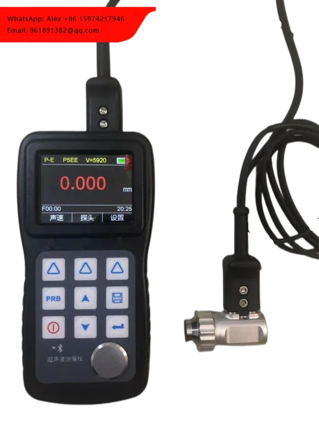 JZJ-TM20 Portable High Accuracy 0.01mm IP67 Rated Ultrasonic Thickness Gauge Auto Corrosion Detection Metal Plastic Glass
JZJ-TM20 Portable High Accuracy 0.01mm IP67 Rated Ultrasonic Thickness Gauge Auto Corrosion Detection Metal Plastic Glass