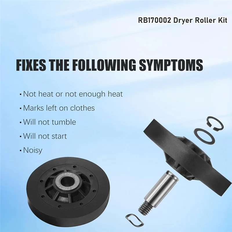 ABWZ-RB170002 Dryer Rebuild Kit & D516792 Dryer Idler Pulley Set For ADG6HRYS117TW01 ATGE9ASP115TW01 Models
ABWZ-RB170002 Dryer Rebuild Kit & D516792 Dryer Idler Pulley Set For ADG6HRYS117TW01 ATGE9ASP115TW01 Models