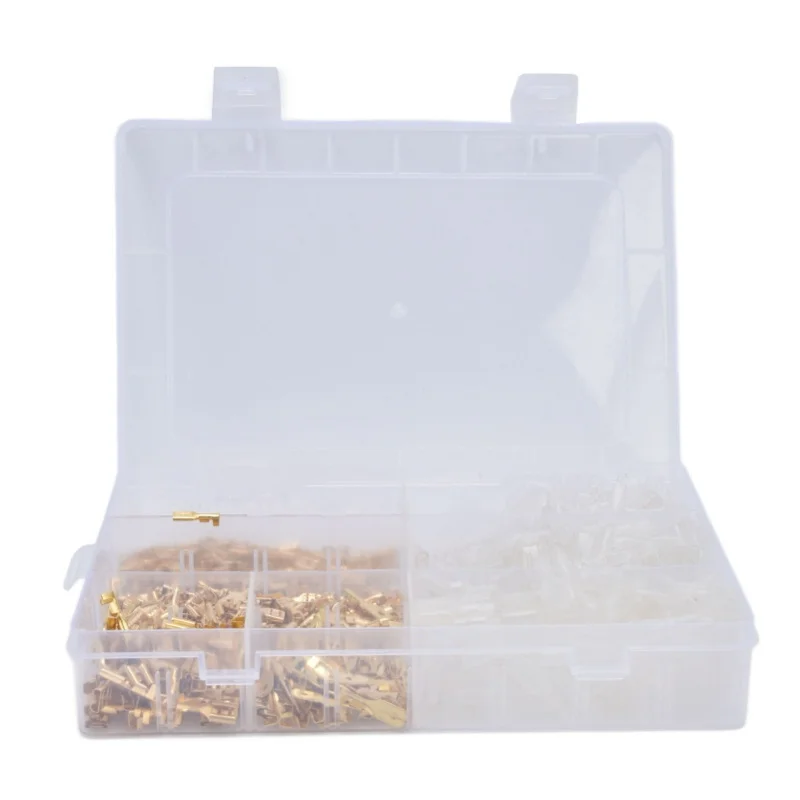 720 Pcs Terminal Connector Anticorrosion, Strong Connection, Boxed Transparent Wire Terminal With Sleeve Combination
720 Pcs Terminal Connector Anticorrosion, Strong Connection, Boxed Transparent Wire Terminal With Sleeve Combination