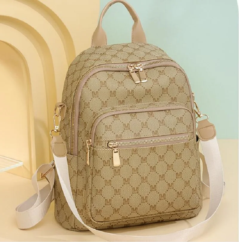 Korean High Quality Soft Leather Vintage Backpacks Women's Letter Printed Designer Shoulder Bags Large Capacity Travel Backpack
Korean High Quality Soft Leather Vintage Backpacks Women's Letter Printed Designer Shoulder Bags Large Capacity Travel Backpack