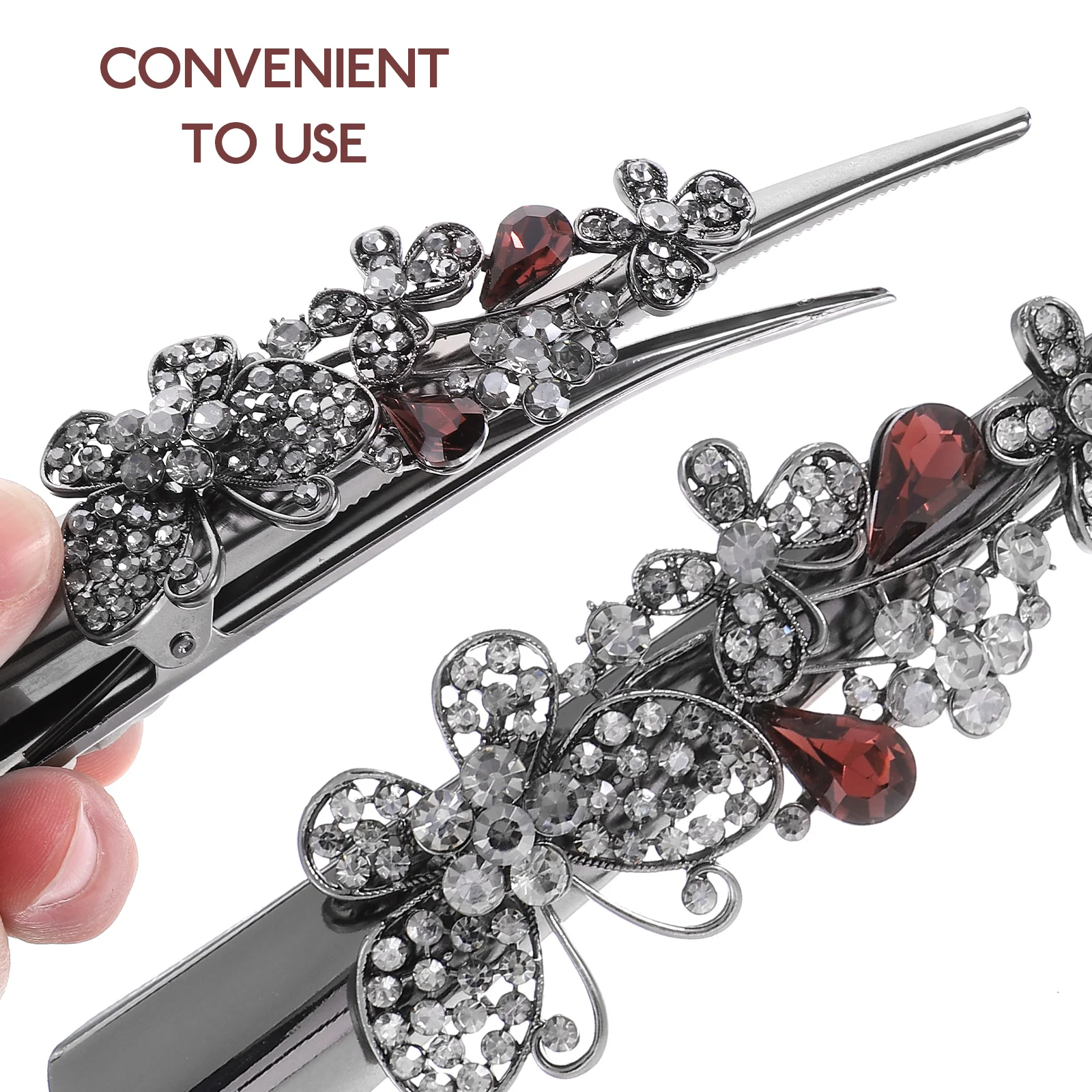 Bow-tip Pointed Mouth Clip Large Size Purple Rhinestone Hair Accessories Women Hairstyle Clips Barrettes Vintage Pins Adult
Bow-tip Pointed Mouth Clip Large Size Purple Rhinestone Hair Accessories Women Hairstyle Clips Barrettes Vintage Pins Adult