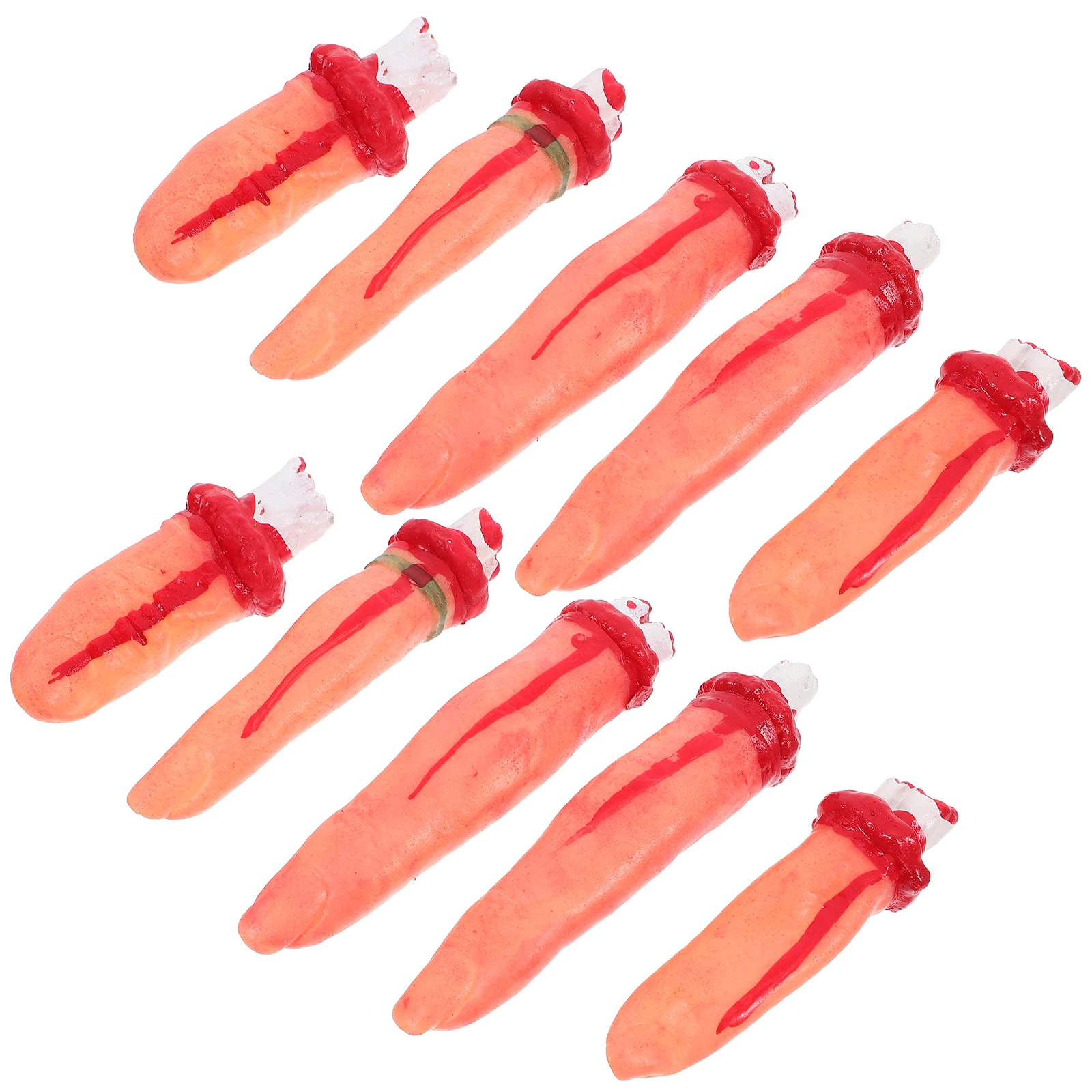 10 Pcs Simulated Human Body Decoration Halloween Hands Fake Finger Severed Fingers Simulation of Props
10 Pcs Simulated Human Body Decoration Halloween Hands Fake Finger Severed Fingers Simulation of Props