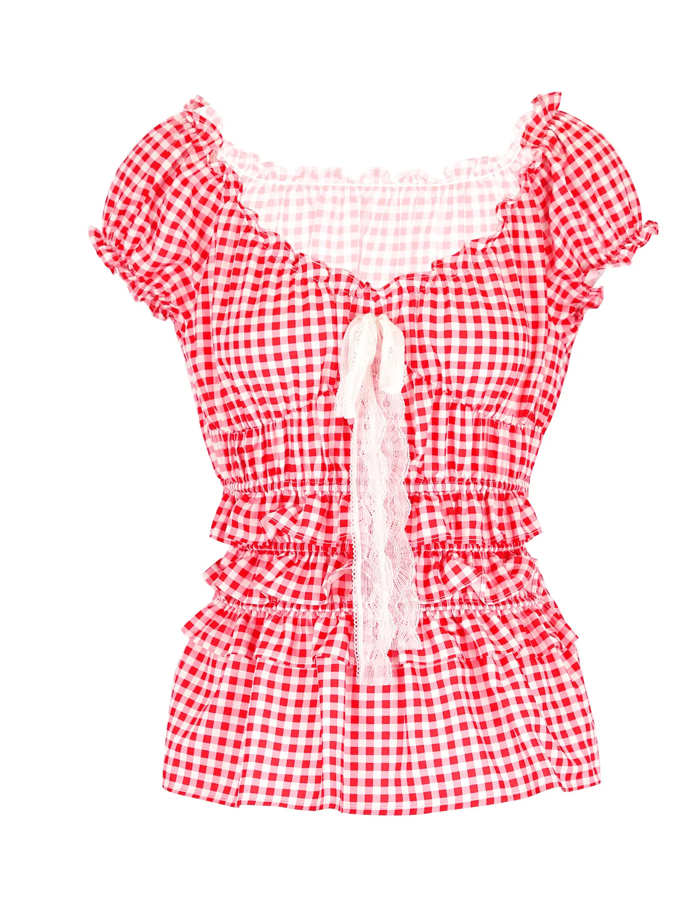 AODEBIAO Y2K Sweet Women's Tees Summer Short Sleeve Solid V-Neck Fashion Folds Ruffles T-shirt Top Casual Bandage T-shirt Female
AODEBIAO Y2K Sweet Women's Tees Summer Short Sleeve Solid V-Neck Fashion Folds Ruffles T-shirt Top Casual Bandage T-shirt Female