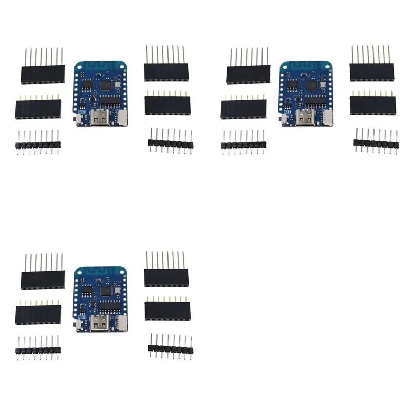 【SURPISE】3X D1 Mini V4.0.0 - WEMOS WIFI Internet Of Things Board Based ESP8266 4MB Compatible For Micropython Nodemcu Arduino
【SURPISE】3X D1 Mini V4.0.0 - WEMOS WIFI Internet Of Things Board Based ESP8266 4MB Compatible For Micropython Nodemcu Arduino