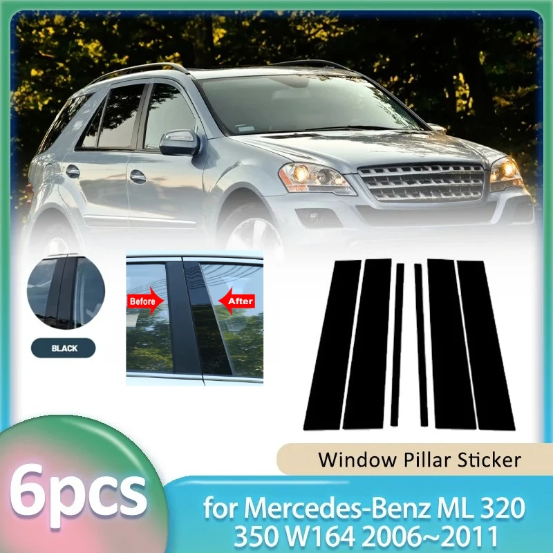Window Trim Sticker for Mercedes-Benz ML 320 350 W164 2006~2011 Car BC Pillar Post Cover Door Mid-Pillar Decoration Sticker
Window Trim Sticker for Mercedes-Benz ML 320 350 W164 2006~2011 Car BC Pillar Post Cover Door Mid-Pillar Decoration Sticker