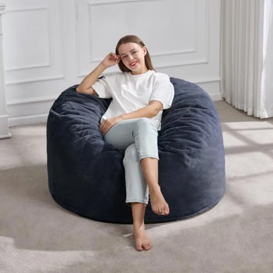 3Feet Bean Bag Chairs for Adults Large Beanbag Chair with Plush Faux Fur Cover Big Bean Bag Chair for Living Room Bedroom Dorm
3Feet Bean Bag Chairs for Adults Large Beanbag Chair with Plush Faux Fur Cover Big Bean Bag Chair for Living Room Bedroom Dorm