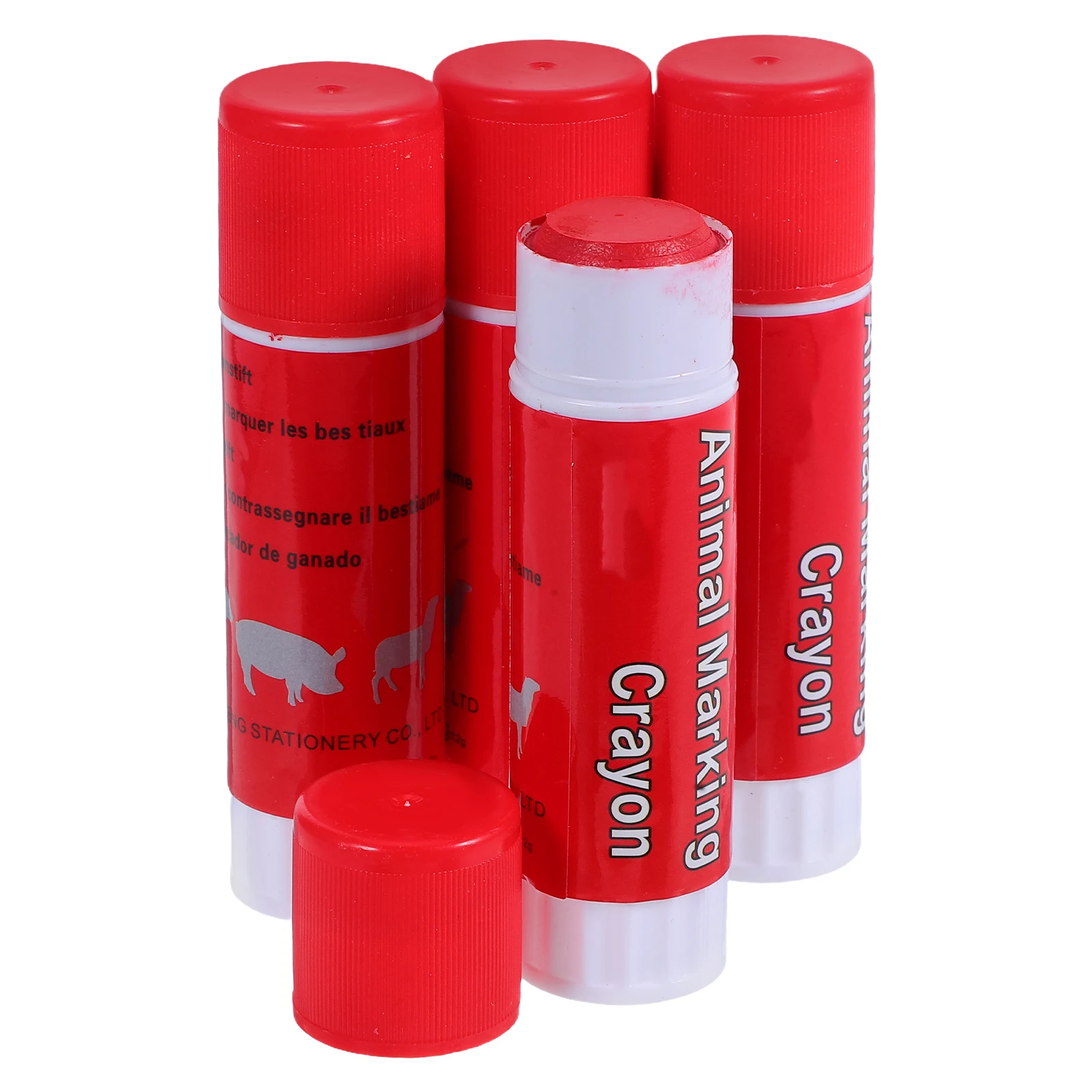 4pcs Livestock Markers Erasable Animal Ear Tag Branding Pens Cattle Sorting Stick Marker Farm Use Durable Easy Clean Reusable 
4pcs Livestock Markers Erasable Animal Ear Tag Branding Pens Cattle Sorting Stick Marker Farm Use Durable Easy Clean Reusable