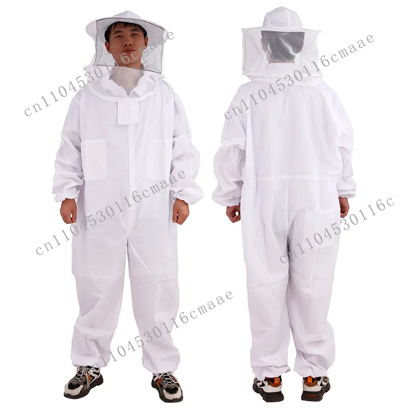 Beekeeping White One-piece Round Hat Anti-Bee Suit Veil Jacket One-piece Bee Suit Breathable Gloves Bee Suit
Beekeeping White One-piece Round Hat Anti-Bee Suit Veil Jacket One-piece Bee Suit Breathable Gloves Bee Suit