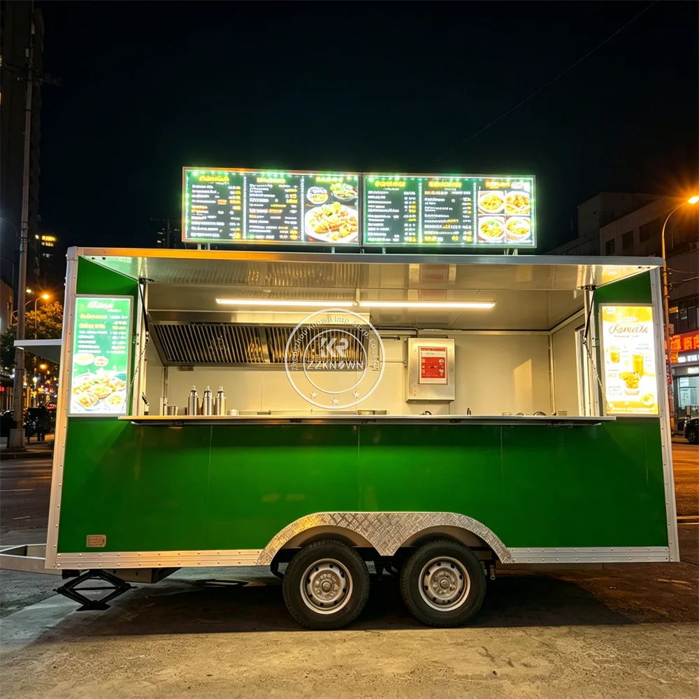 Custom Built Mobile Food Trailer Street Coffee Catering Trailer Espresso Juice Food Truck With Professional Kitchen Setup
Custom Built Mobile Food Trailer Street Coffee Catering Trailer Espresso Juice Food Truck With Professional Kitchen Setup