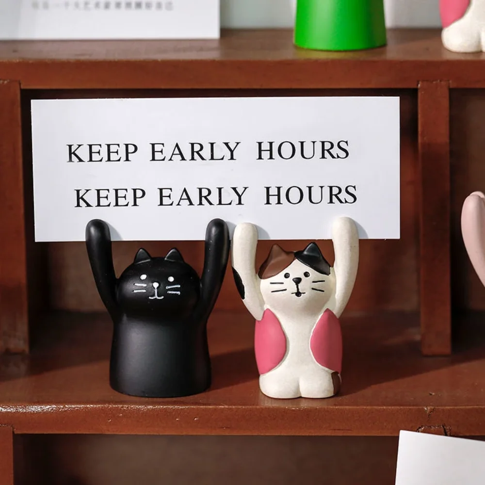 Decorations Creative Cartoon Card Holder Mini Cartoon Style Korean Stationery Office Desk Organizer Resin Display Stand
Decorations Creative Cartoon Card Holder Mini Cartoon Style Korean Stationery Office Desk Organizer Resin Display Stand