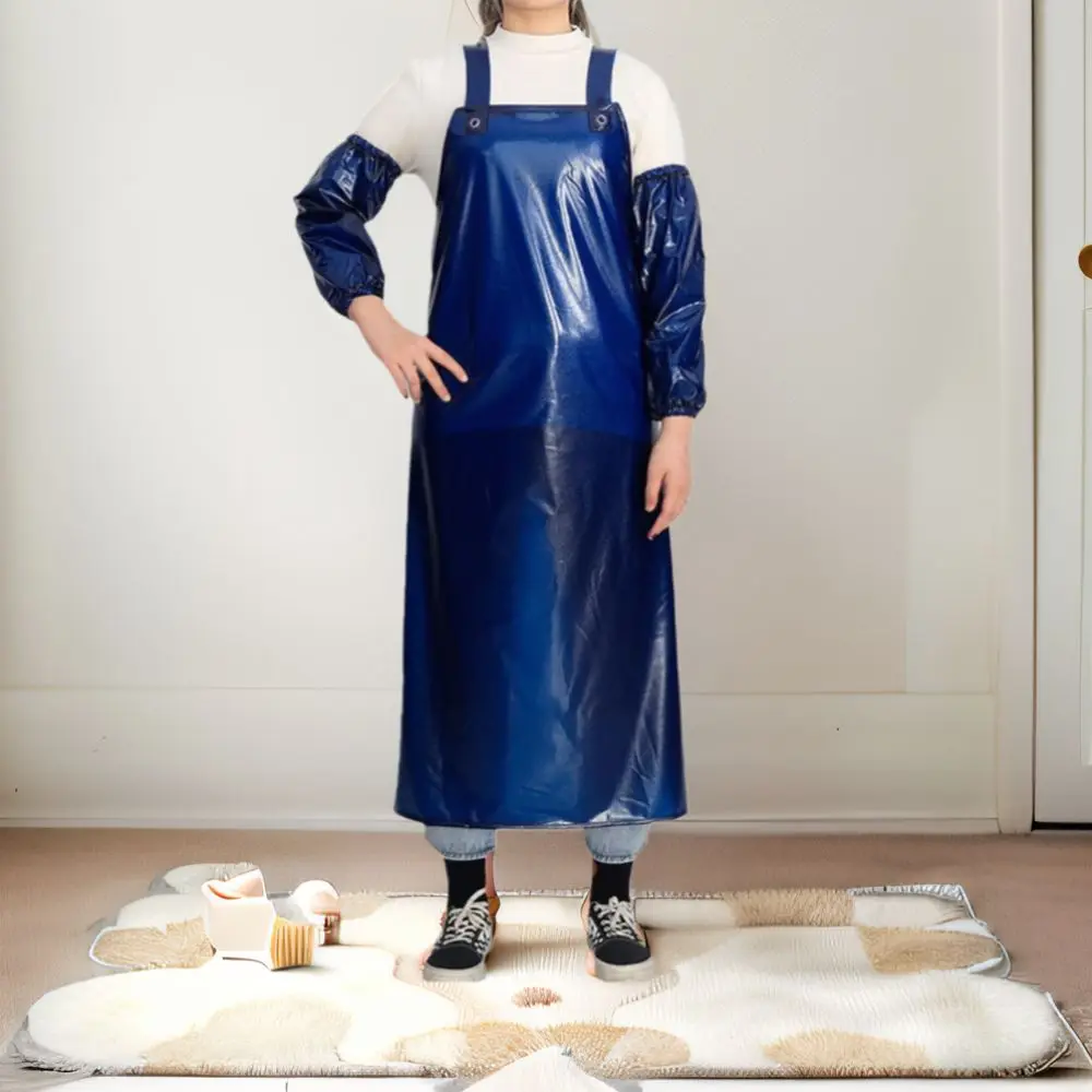 Waterproof Slaughterhouse Apron Oil-proof Thickened Garden Overclothes Wear-resistant with Sleeve Housework Apron
Waterproof Slaughterhouse Apron Oil-proof Thickened Garden Overclothes Wear-resistant with Sleeve Housework Apron