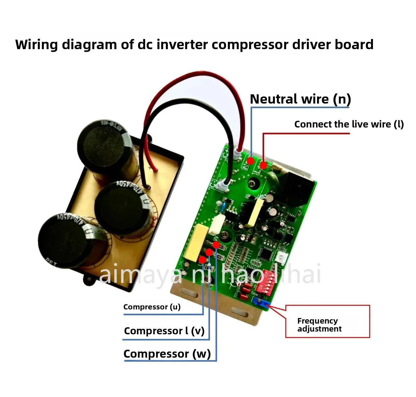 Universal DC Brushless Motor Drive Board for 1.5/2/3 Horsepower Variable Frequency Air Conditioner Compressor Control System
Universal DC Brushless Motor Drive Board for 1.5/2/3 Horsepower Variable Frequency Air Conditioner Compressor Control System
