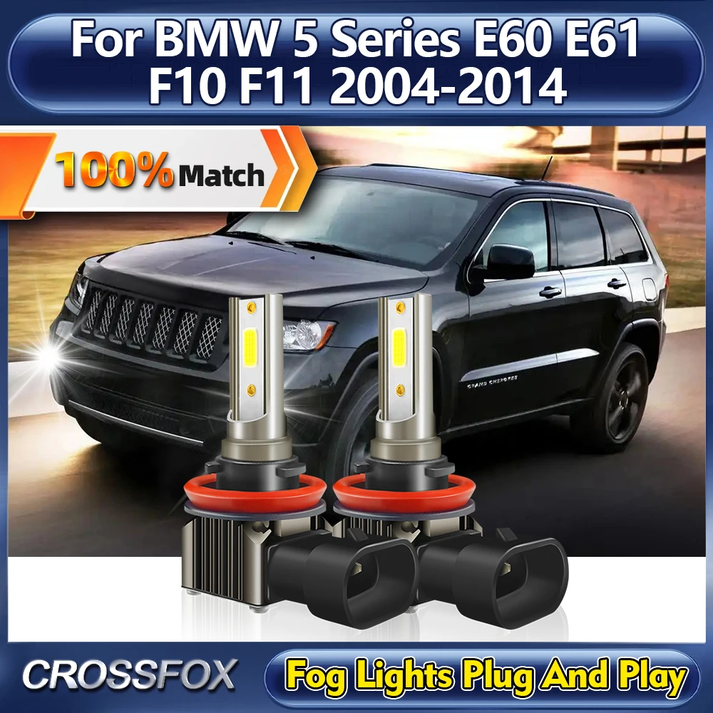6000K Super White LED Fog Lights Bulbs 20000LM Fog Lamps 12V For BMW 5 Series E60 E61 F10 F11 2004-2009 2010 2011 2012 2013 2014
6000K Super White LED Fog Lights Bulbs 20000LM Fog Lamps 12V For BMW 5 Series E60 E61 F10 F11 2004-2009 2010 2011 2012 2013 2014