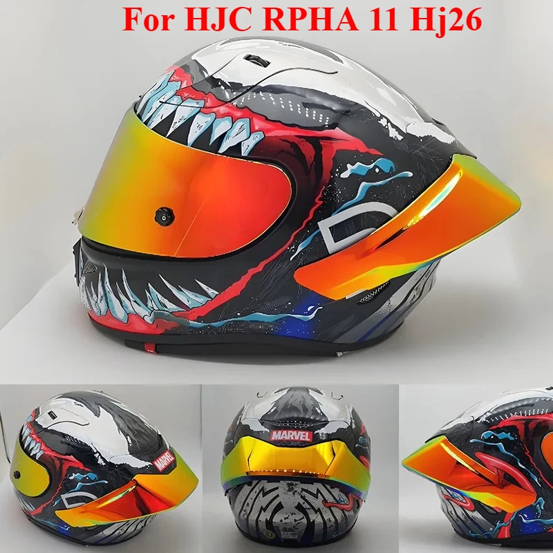 For HJC RPHA 11 Hj26 Helmet Spoiler Accessories High Quality Durable Motorcycle Helmet Tail Decoration
For HJC RPHA 11 Hj26 Helmet Spoiler Accessories High Quality Durable Motorcycle Helmet Tail Decoration
