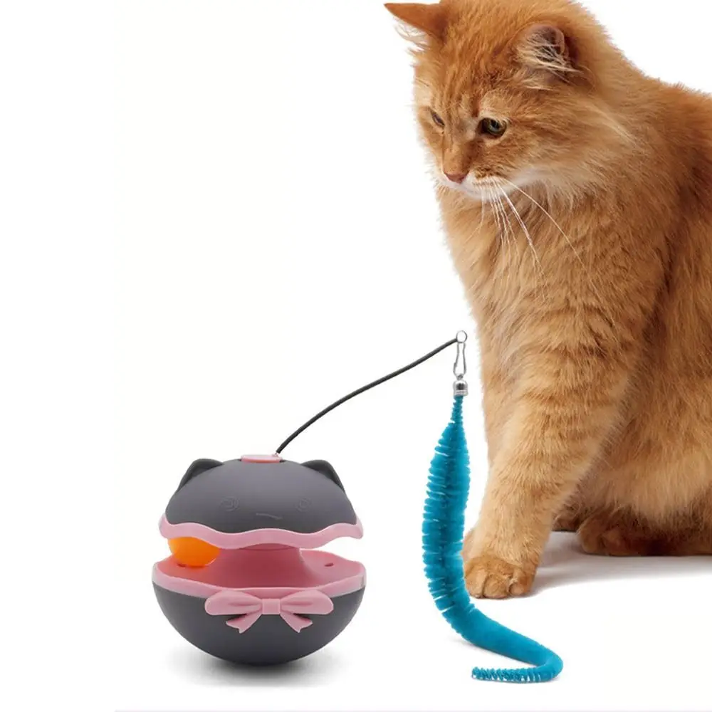Playful With Bell Cat Tumbler Toy Rotating Tumbler Design Electric Cat Roller Track Roller Track Cat Teasing Stick Pet Toy
Playful With Bell Cat Tumbler Toy Rotating Tumbler Design Electric Cat Roller Track Roller Track Cat Teasing Stick Pet Toy