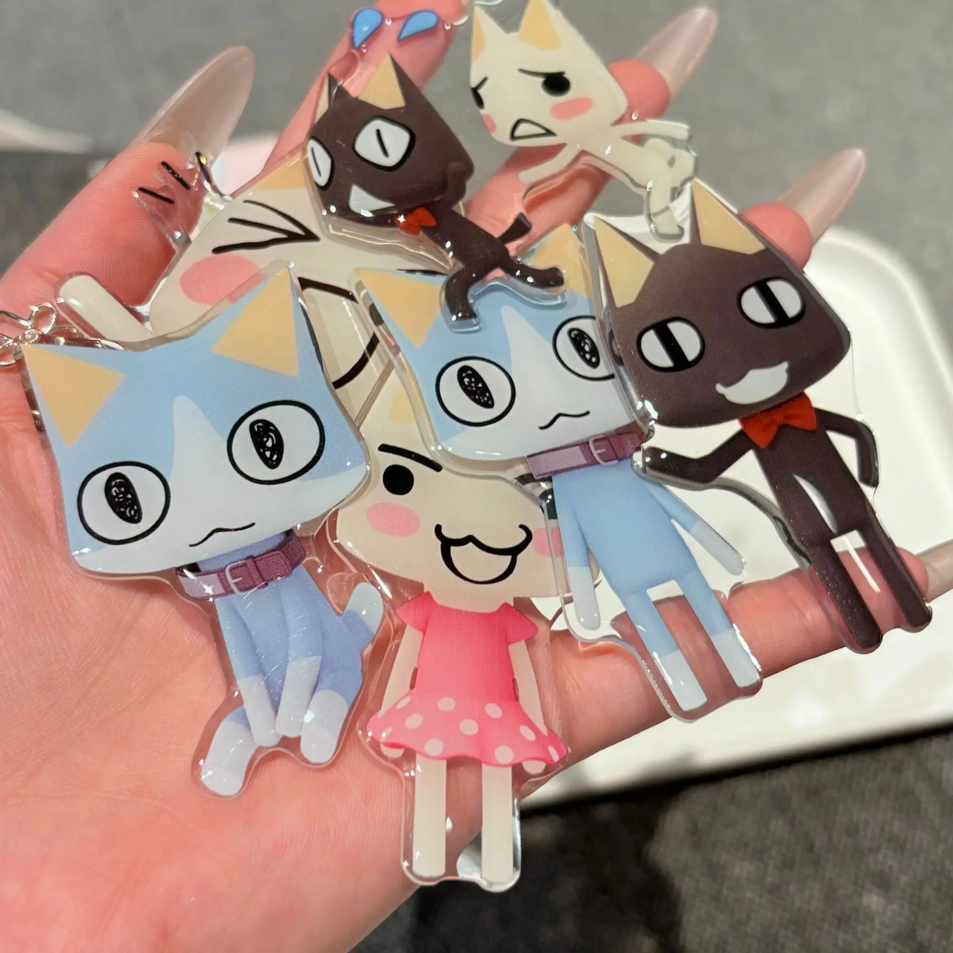 6Pcs Inoue Toro Acrylic Patch Sheet Phone Case Accessories Diy Handmade Materials Tools Accessories Semi-Finished Product Toy
6Pcs Inoue Toro Acrylic Patch Sheet Phone Case Accessories Diy Handmade Materials Tools Accessories Semi-Finished Product Toy