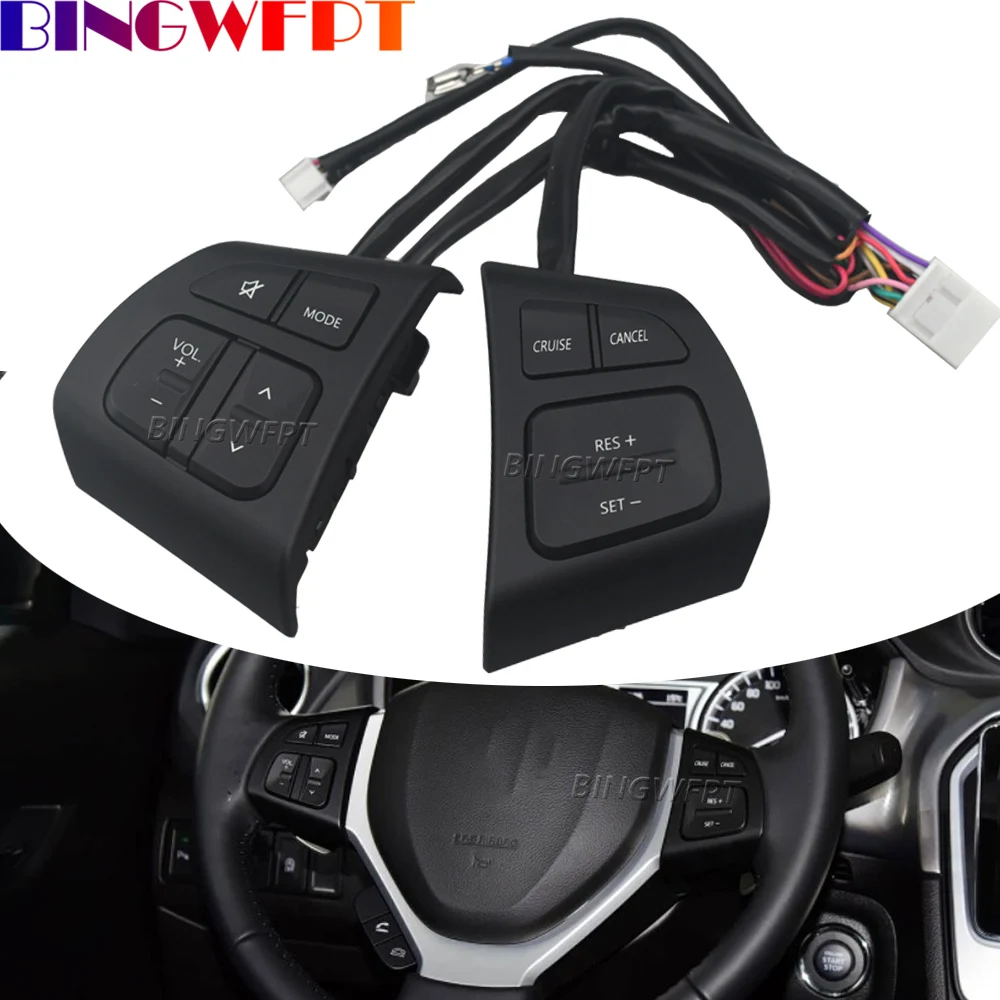 For Suzuki Vitara 2016-2018 Auto Multimedia Audio Cruise Control Button Premium Quality Steering Wheel Switch With Backlight
For Suzuki Vitara 2016-2018 Auto Multimedia Audio Cruise Control Button Premium Quality Steering Wheel Switch With Backlight