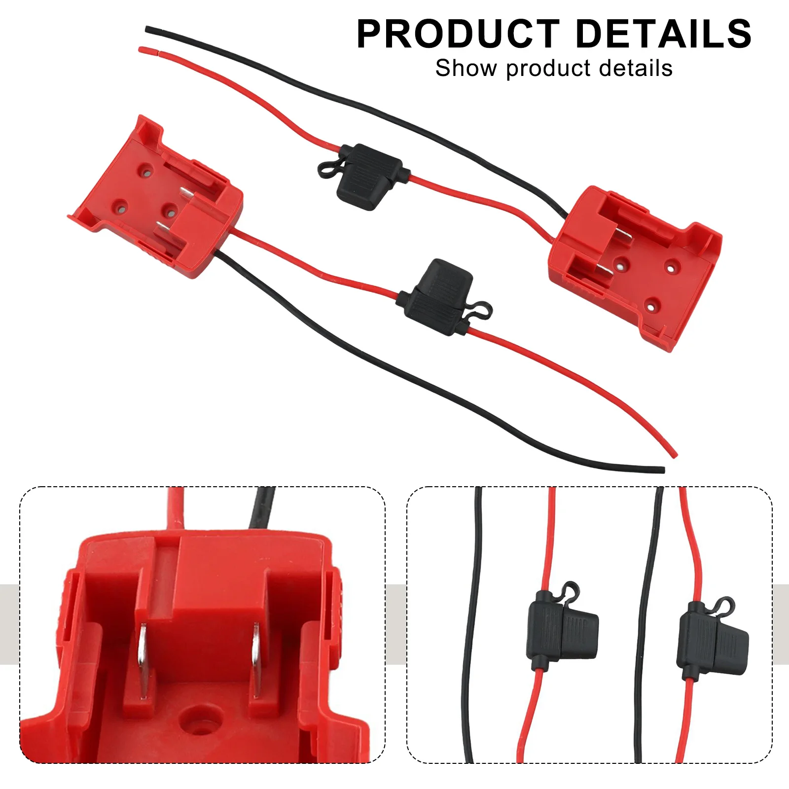Набор адаптеров для аккумуляторов 18 В, 2 шт. с предохранителями 30 А для литий-ионных аккумуляторов 14 4 В, 18 В, 20 В MAX, совместимость с разъемом питания «сделай сам»
Набор адаптеров для аккумуляторов 18 В, 2 шт. с предохранителями 30 А для литий-ионных аккумуляторов 14 4 В, 18 В, 20 В MAX, совместимость с разъемом питания «сделай сам»