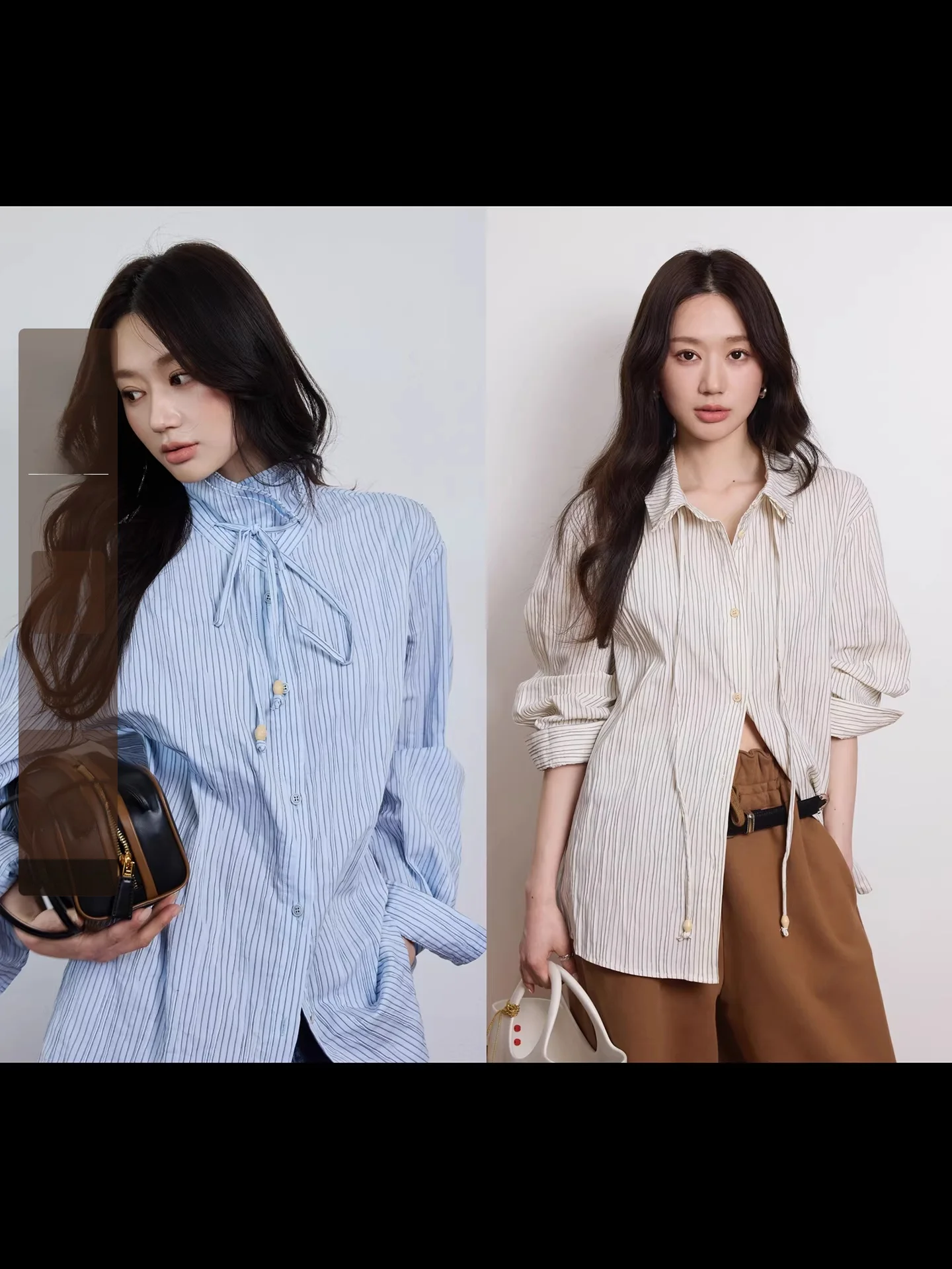 Camelux Line Casual Style Stripe Patterned Woven Fabric Spring Early Season Belted Vertical Stripe Shirt Women's Fashion
Camelux Line Casual Style Stripe Patterned Woven Fabric Spring Early Season Belted Vertical Stripe Shirt Women's Fashion