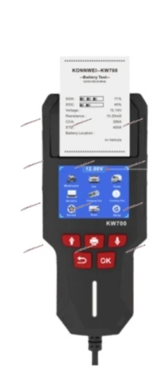 KW700 12V-24V Car Battery Detector Car Internal Resistance Meter with Direct Printing
KW700 12V-24V Car Battery Detector Car Internal Resistance Meter with Direct Printing