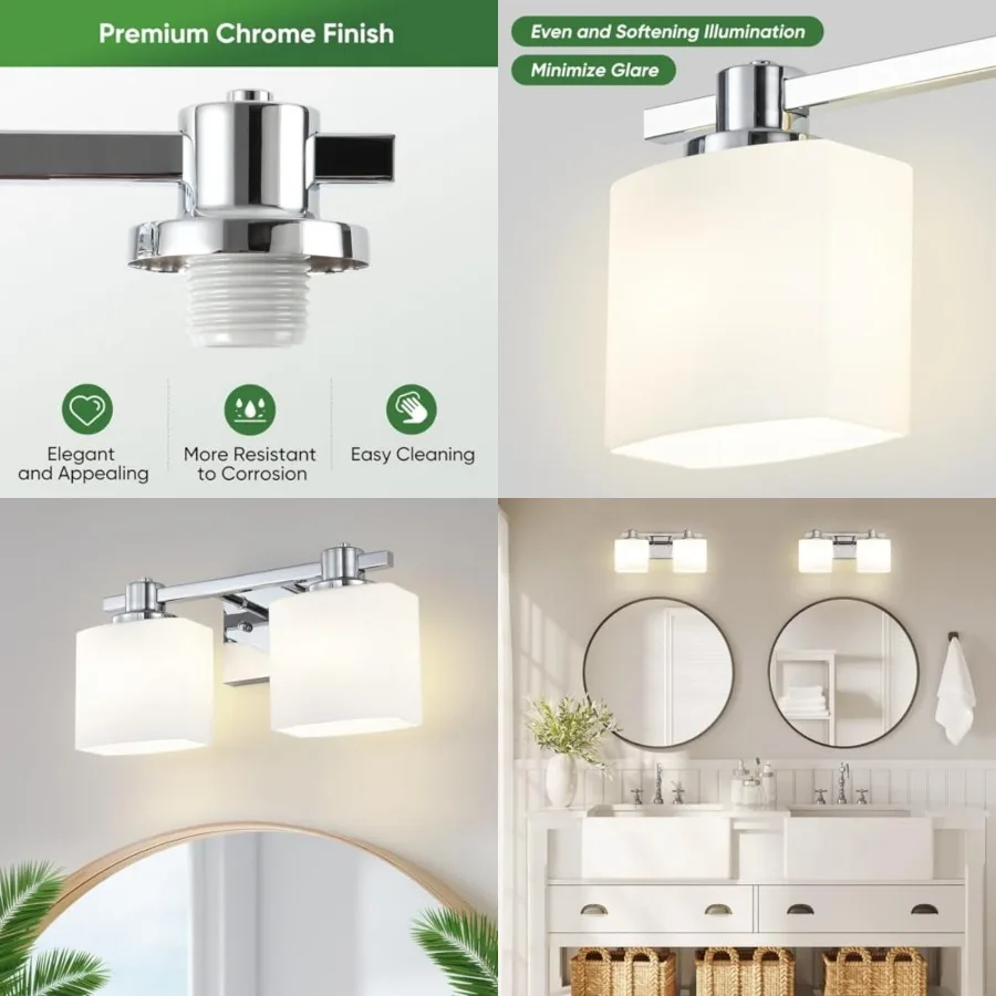 Chrome Bathroom Light Fixtures Over Mirror 2 Light Bathroom Vanity Light Silver Modern Industrial Makeup Lighting Wall Sconce F
Chrome Bathroom Light Fixtures Over Mirror 2 Light Bathroom Vanity Light Silver Modern Industrial Makeup Lighting Wall Sconce F