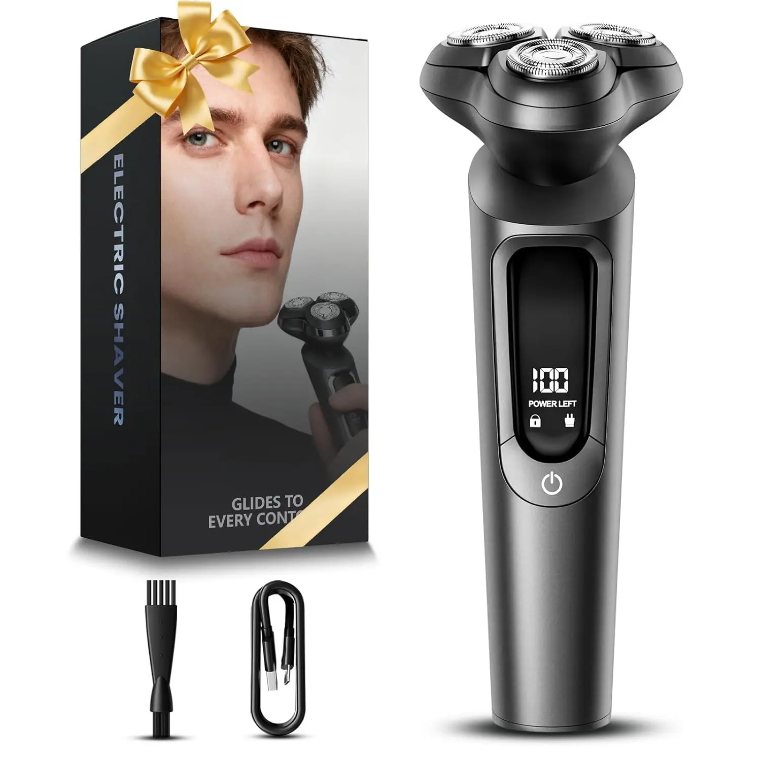Electric Razor for Men IPX8 Waterproof with Type C Quick Charge 3D Flex Blades Pop Up Trimmer 90min Runtime Shaving Machine
Electric Razor for Men IPX8 Waterproof with Type C Quick Charge 3D Flex Blades Pop Up Trimmer 90min Runtime Shaving Machine