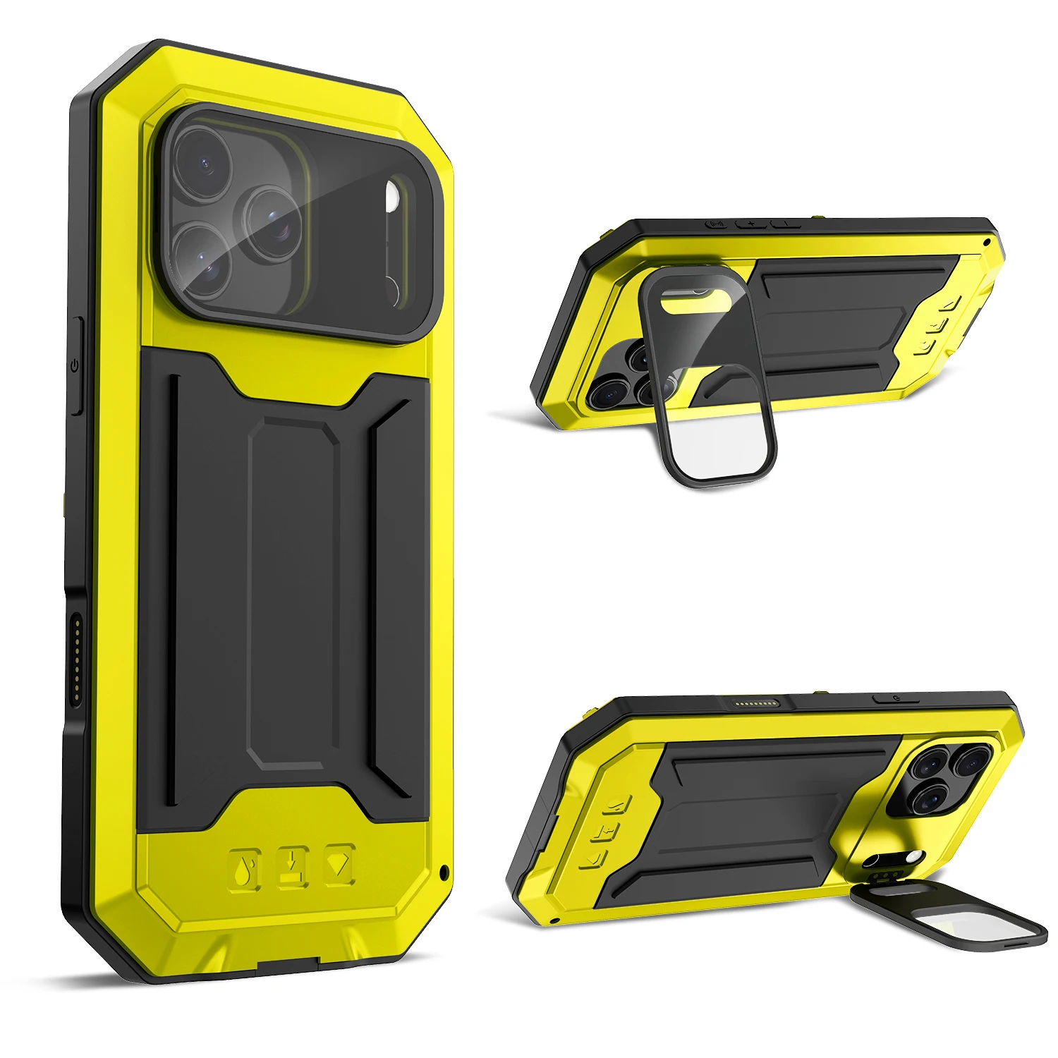 Heavy Duty Glass Metal Case for iPhone 17 Pro Air 17 Pro Max Anti-fall Lens Holder Protective Armor Ring Stand Shockproof Cover
Heavy Duty Glass Metal Case for iPhone 17 Pro Air 17 Pro Max Anti-fall Lens Holder Protective Armor Ring Stand Shockproof Cover