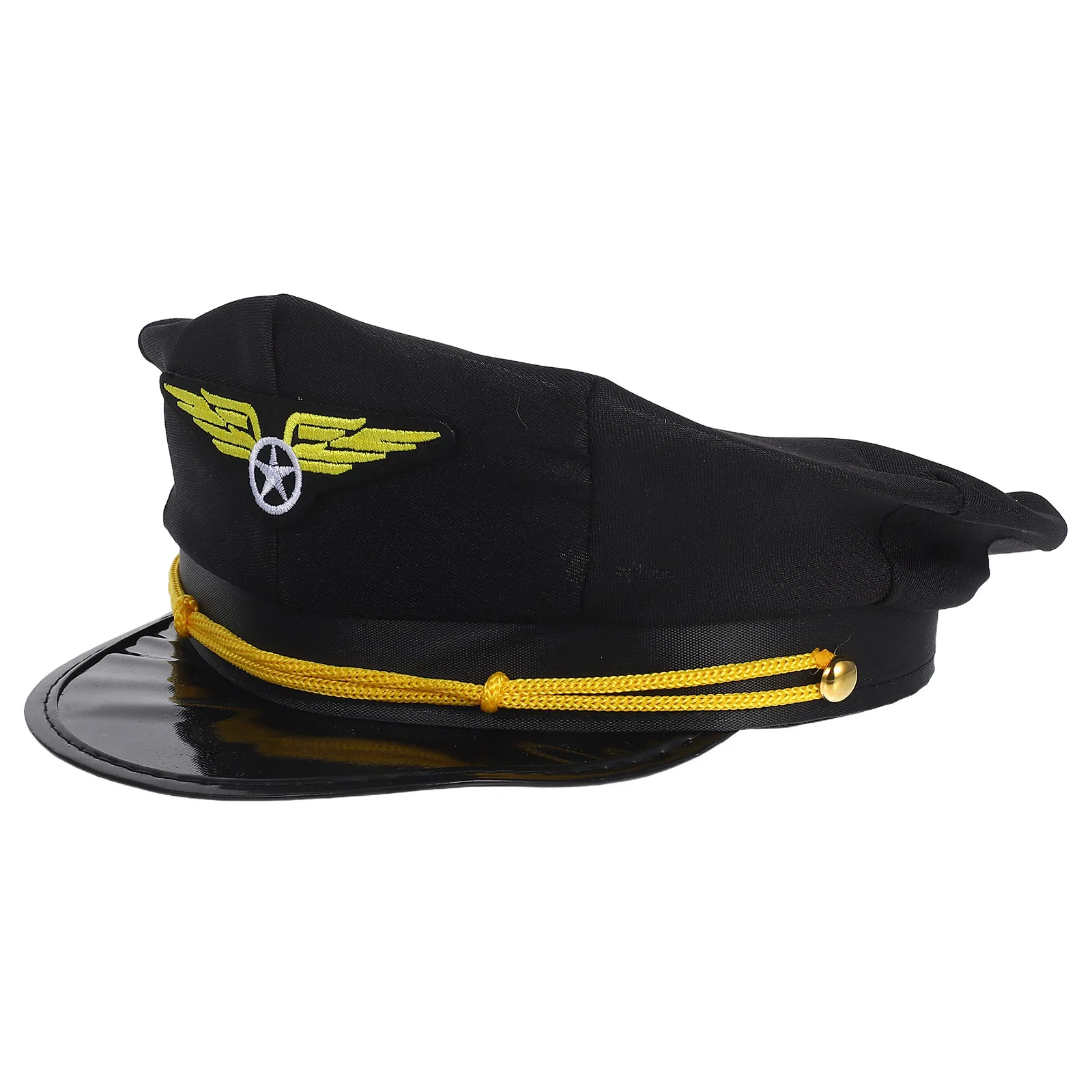 Шляпа пилота для взрослых, головной убор капитана авиалиний, костюмный аксессуар для косплея, Хэллоуина, вечеринок, сценический реквизит, шляпа бортпроводника
Шляпа пилота для взрослых, головной убор капитана авиалиний, костюмный аксессуар для косплея, Хэллоуина, вечеринок, сценический реквизит, шляпа бортпроводника