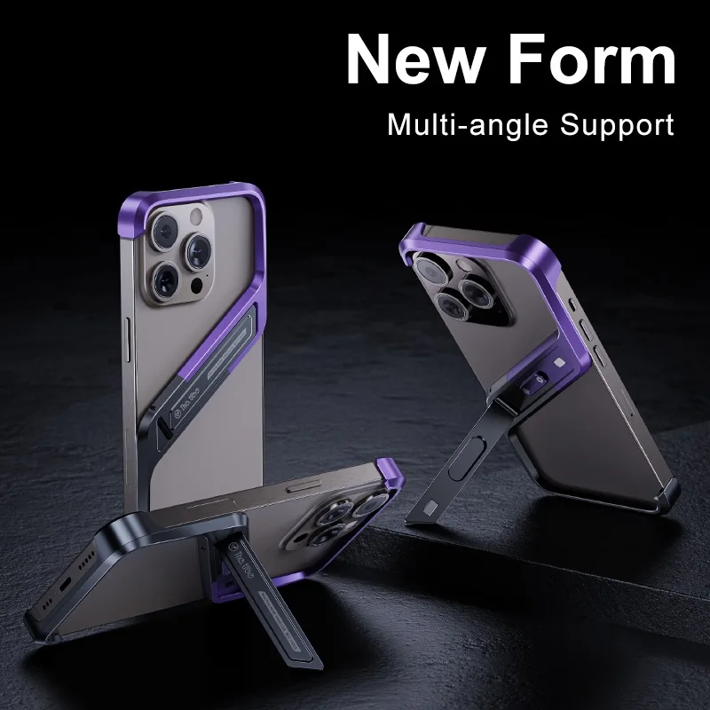 Металлический безрамный чехол-бампер для iPhone 16 14 15 Pro Max, невидимый держатель типа S, алюминиевый чехол без оправы, корпус с теплоотдачей
Металлический безрамный чехол-бампер для iPhone 16 14 15 Pro Max, невидимый держатель типа S, алюминиевый чехол без оправы, корпус с теплоотдачей