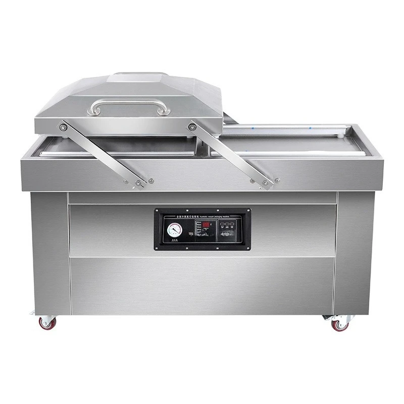 Двухкамерная вакуумная упаковочная машина, полностью автоматическая коммерческая машина для запечатывания, промышленная машина для запечатывания пластиковых изделий
Двухкамерная вакуумная упаковочная машина, полностью автоматическая коммерческая машина для запечатывания, промышленная машина для запечатывания пластиковых изделий