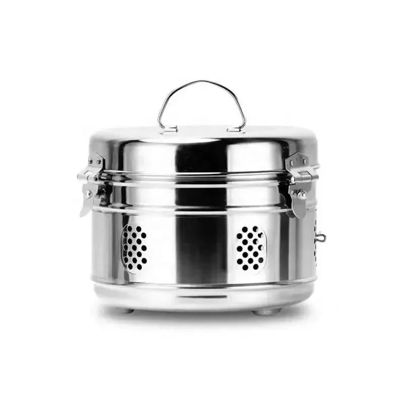 Medical Clinic surgical instruments containers Stainless Steel Sterilizing Dressing Drum 17- 30cm Surgical sterilization Drum
Medical Clinic surgical instruments containers Stainless Steel Sterilizing Dressing Drum 17- 30cm Surgical sterilization Drum