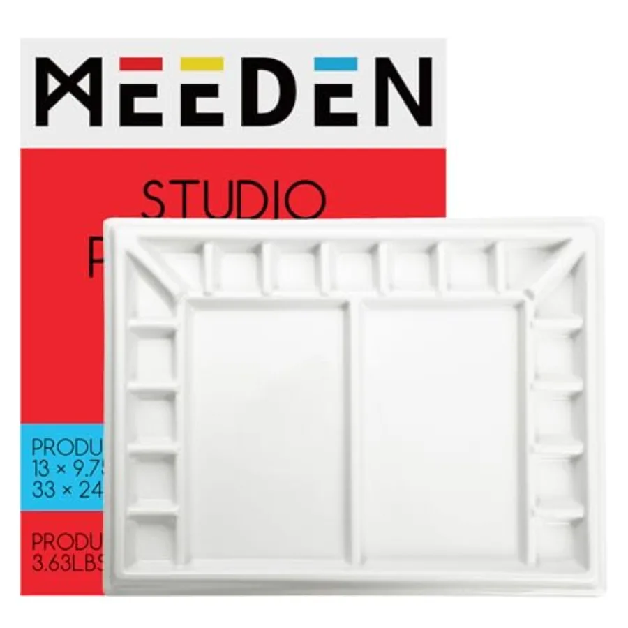 Ceramic Watercolor Palette Large Porcelain Artist Paint Palette Rectangle inch - Art Miing Tray for Gouache, Watercolor, Acryli
Ceramic Watercolor Palette Large Porcelain Artist Paint Palette Rectangle inch - Art Miing Tray for Gouache, Watercolor, Acryli