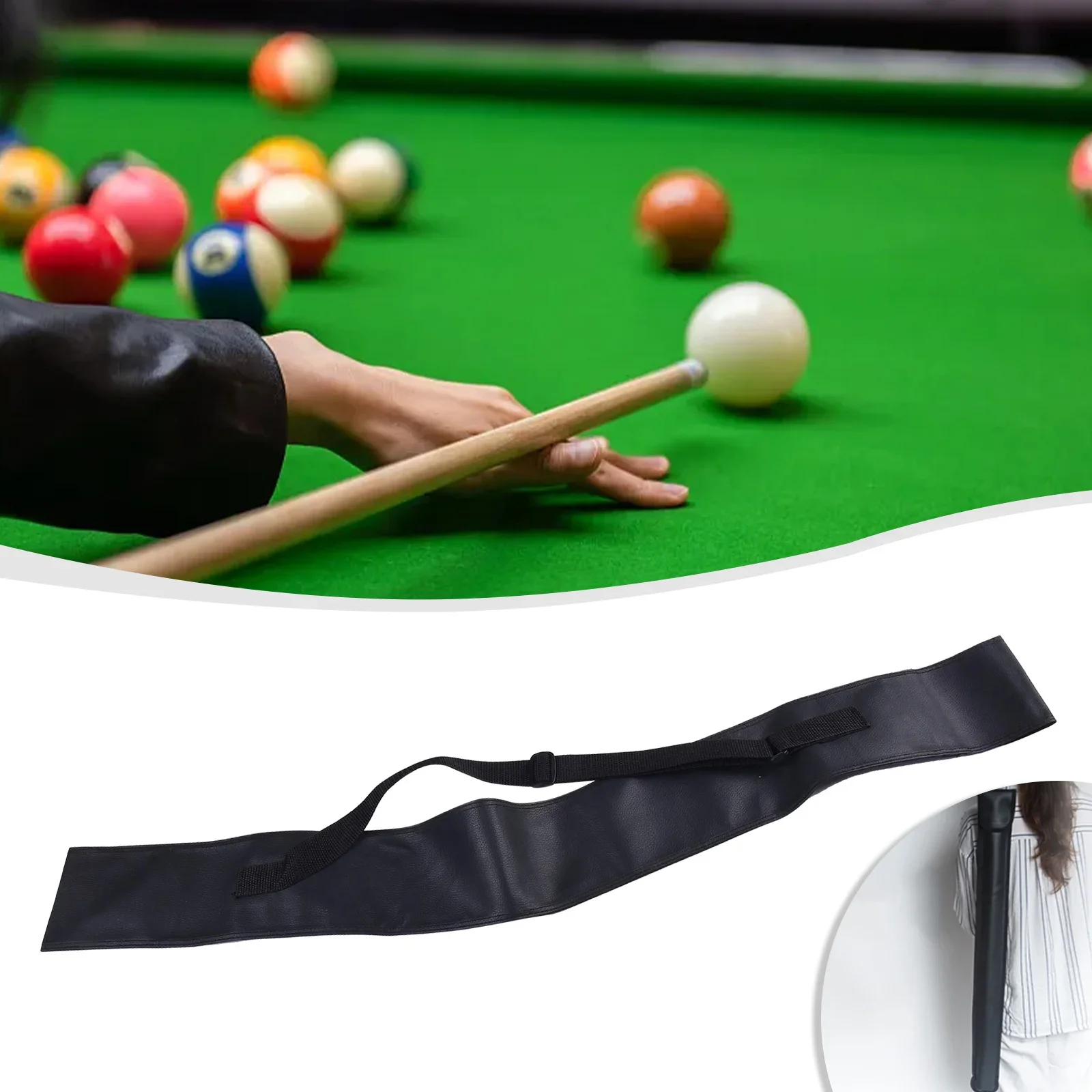 Billiard Cue Carrying Bag /78cm/112cm Snooker Pool Stick Carrying Cue Case /Black Adjustable Strap For 1/2 / 3/4 /Billiard Cue
Billiard Cue Carrying Bag /78cm/112cm Snooker Pool Stick Carrying Cue Case /Black Adjustable Strap For 1/2 / 3/4 /Billiard Cue
