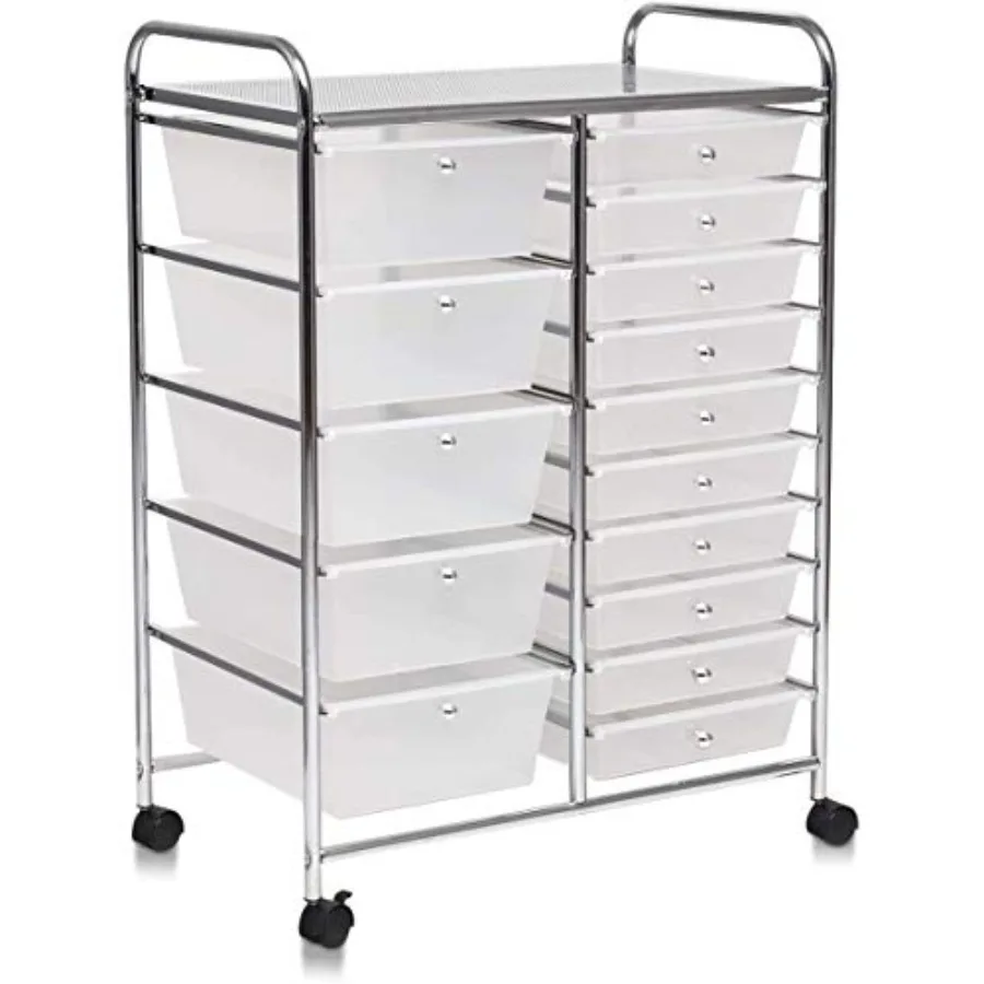 15 Drawer Rolling Storage Cart Rolling Organizer Cart Scrapbook Paper Organizer Suitable for Office and School Office Storage T
15 Drawer Rolling Storage Cart Rolling Organizer Cart Scrapbook Paper Organizer Suitable for Office and School Office Storage T