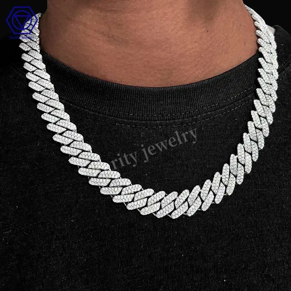 Rarity в наличии Iced Out Bling Diamond Хип-хоп 12 мм Оптовая продажа Муассанит Цепь Кубинские украшения для мужчин Кубинская цепочка звеньев
Rarity в наличии Iced Out Bling Diamond Хип-хоп 12 мм Оптовая продажа Муассанит Цепь Кубинские украшения для мужчин Кубинская цепочка звеньев