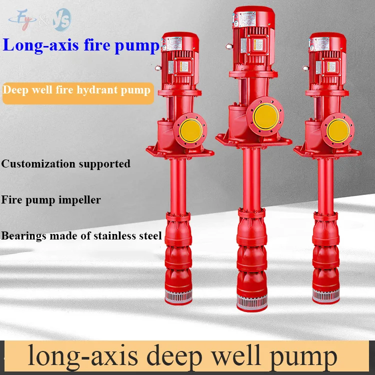 Long Shaft Deep Well Vertical Turbine Pump Fire Fighting Submersible Well Water Pump High Pressure Fire Protection System
Long Shaft Deep Well Vertical Turbine Pump Fire Fighting Submersible Well Water Pump High Pressure Fire Protection System