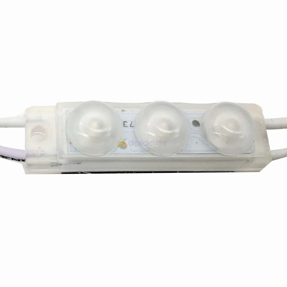 20pcs 2835 SMD 3 LED Mini Module 40*10MM IP68 Waterproof Injection Lens For LED Sign Advertising Backlight DC12V Super Bright
20pcs 2835 SMD 3 LED Mini Module 40*10MM IP68 Waterproof Injection Lens For LED Sign Advertising Backlight DC12V Super Bright