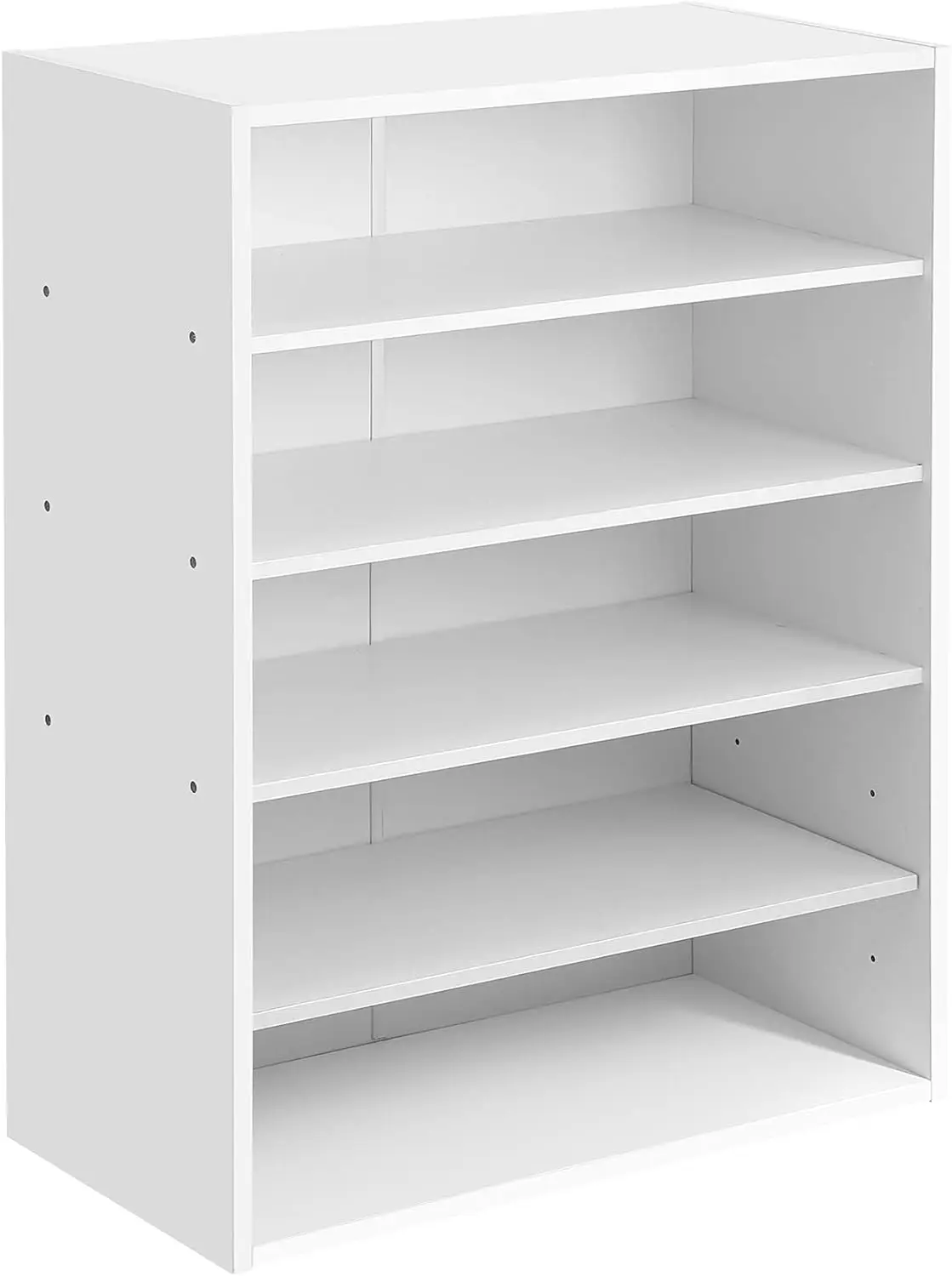 Shoe Rack, 5-Tier Stackable Wooden Shoe Shelf Organizer Free Standing Shoe Storage Stand with One Movable Storage Shelf
Shoe Rack, 5-Tier Stackable Wooden Shoe Shelf Organizer Free Standing Shoe Storage Stand with One Movable Storage Shelf