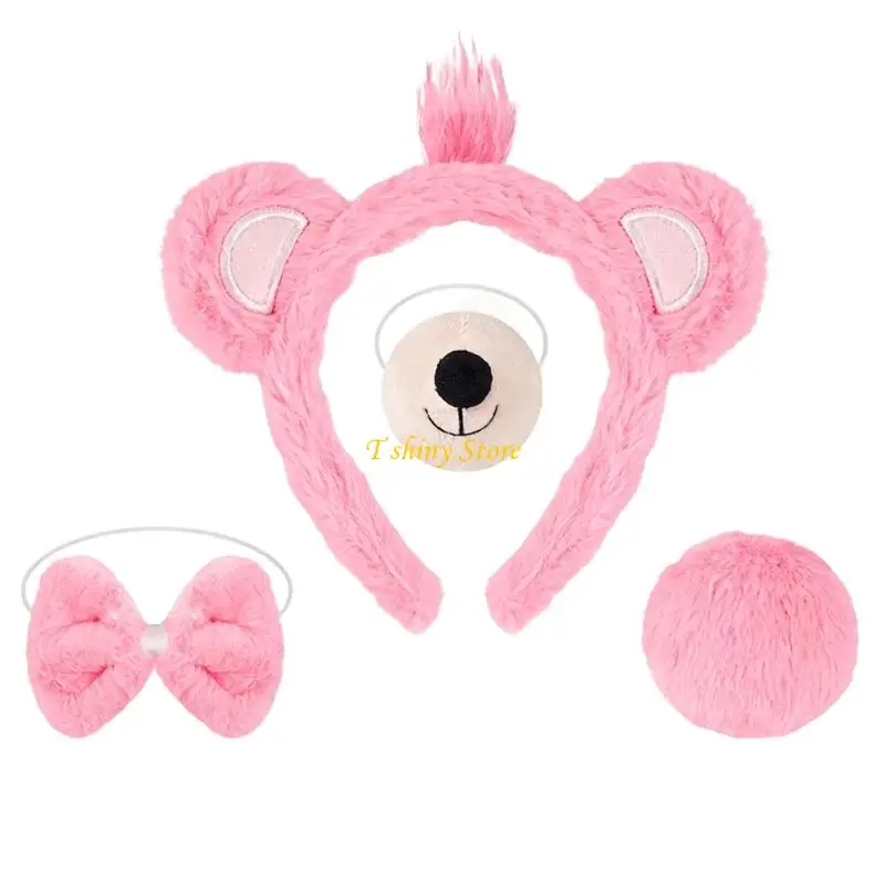 N58F Animal Themed Hairbands Furry Cosplay Headgear Headband For Christmas Party
N58F Animal Themed Hairbands Furry Cosplay Headgear Headband For Christmas Party