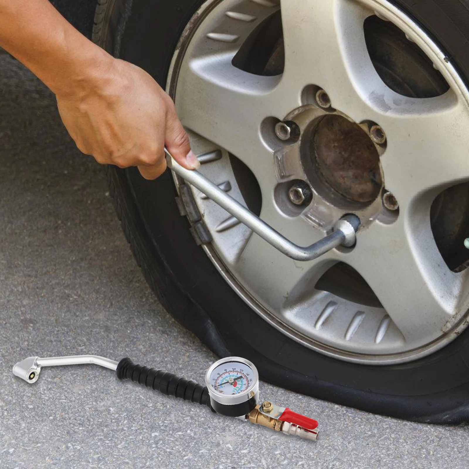 Tire Inflator Tire Inflator Gauge Gauge for Car Bicycle Heavy Duty Pressure Digital Extension Adapter Tools Maintenance
Tire Inflator Tire Inflator Gauge Gauge for Car Bicycle Heavy Duty Pressure Digital Extension Adapter Tools Maintenance